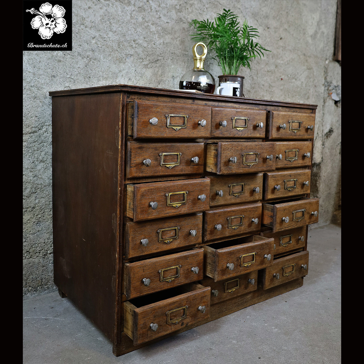 18er Schubladenmöbel, Kommode, Schubladenstock, Entréemöbel