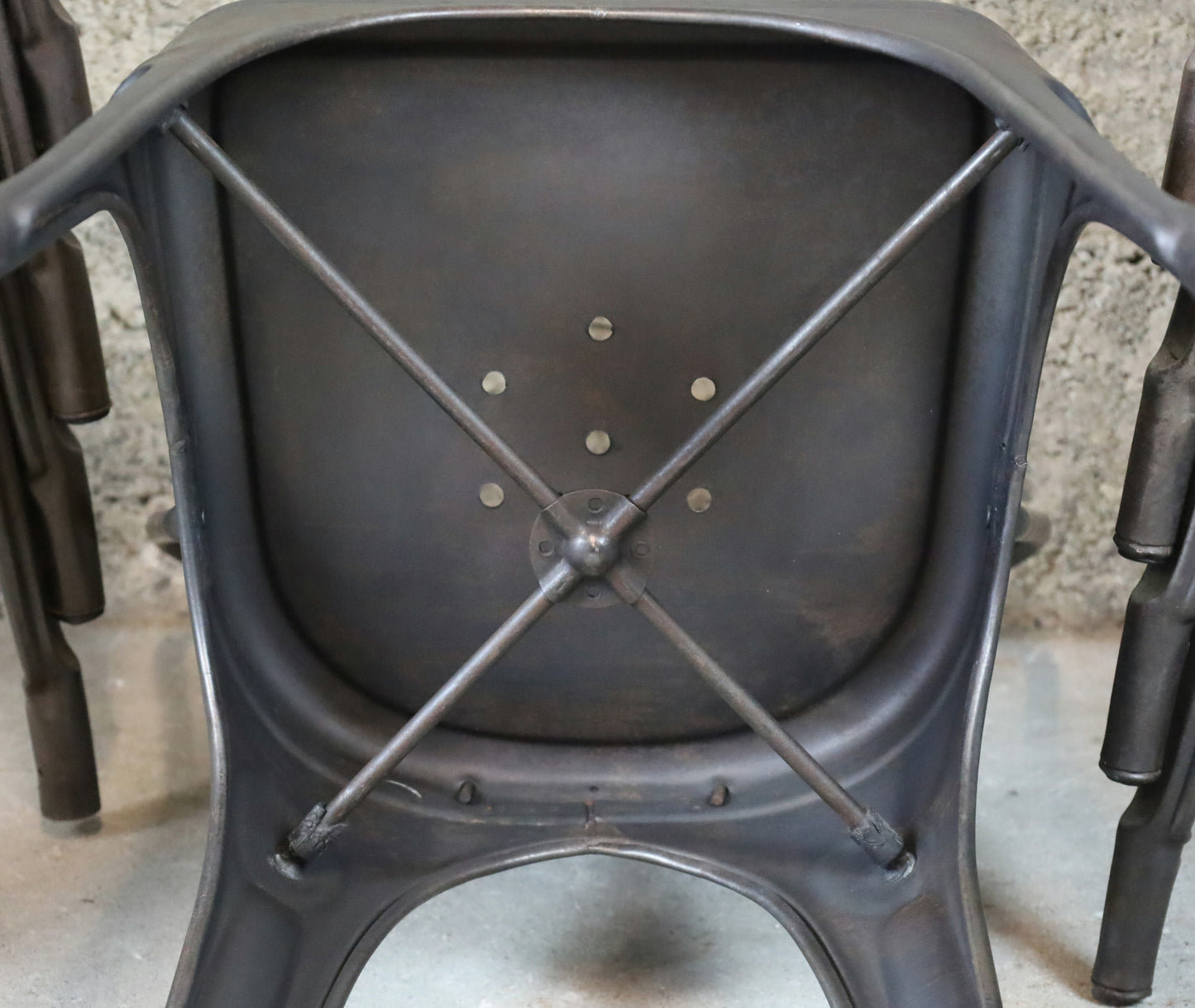 Tolix Model A Stühle von Xavier Pauchard