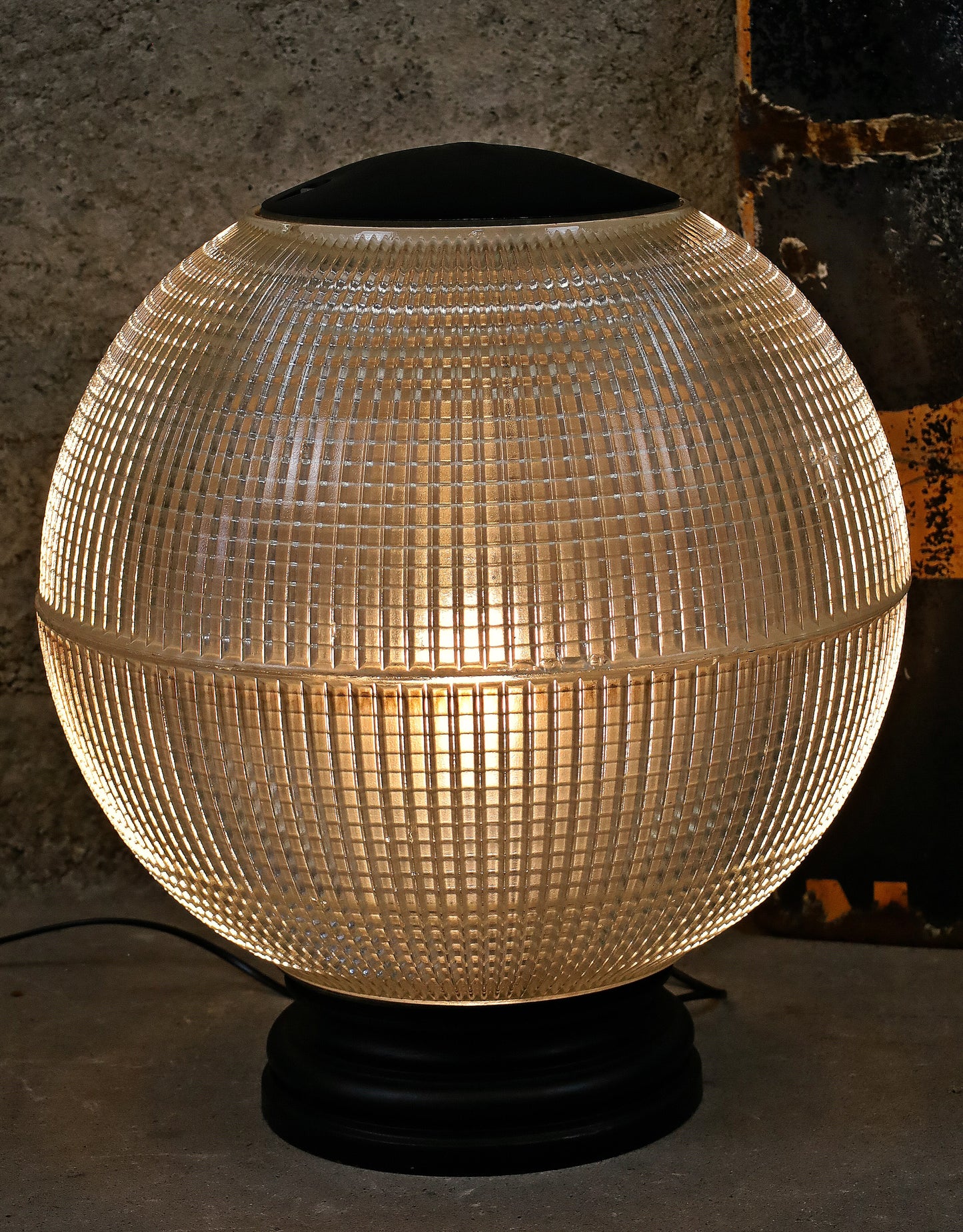 Holophane Bodenleuchte, Bodenlampe Ø 50 cm