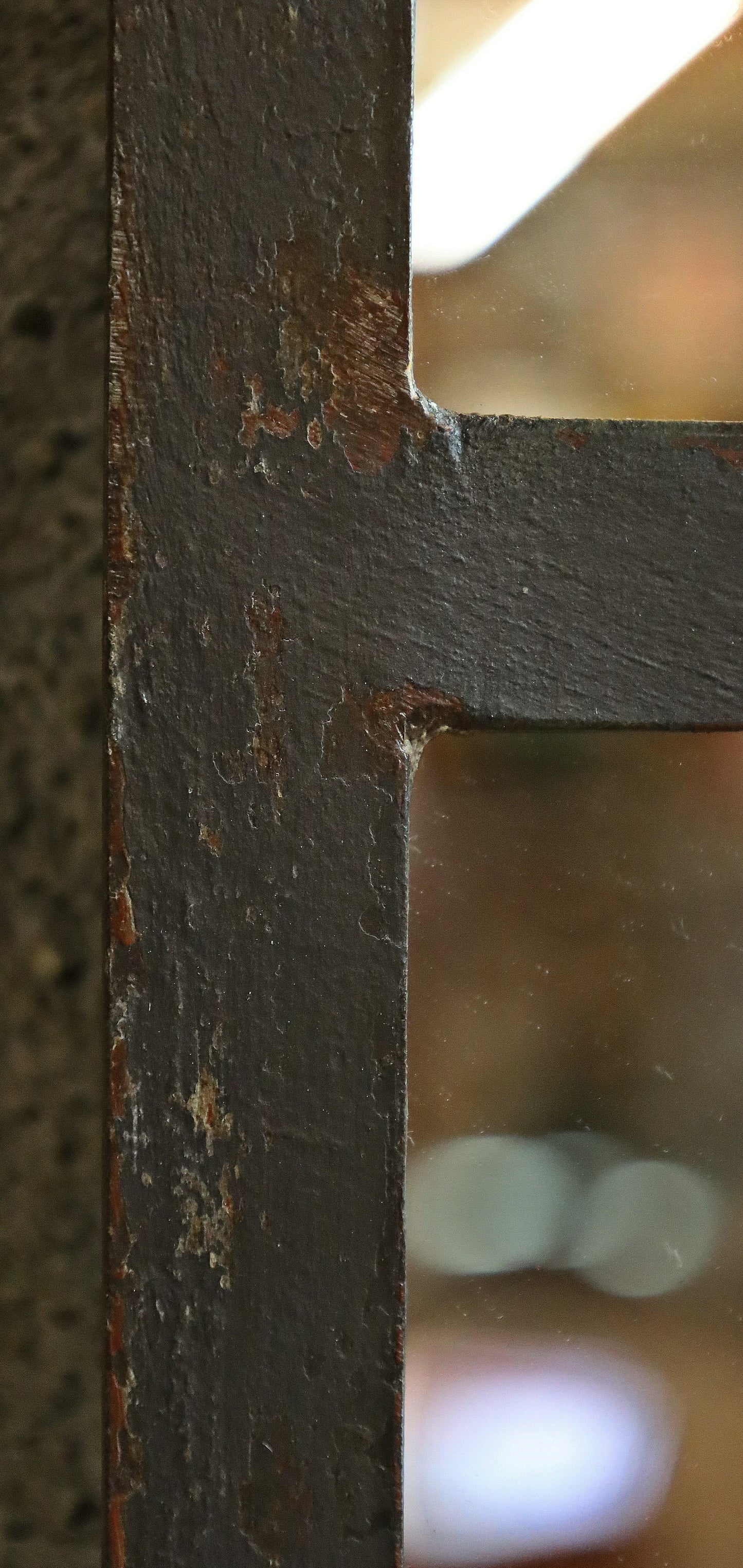 Fabrikfenster, Eisenfenster, Spiegel 121x121 cm