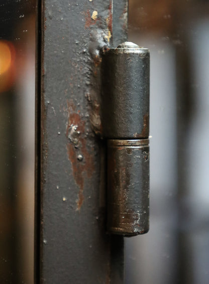 Fabrikfenster, Eisenfenster, Spiegel 121x121 cm