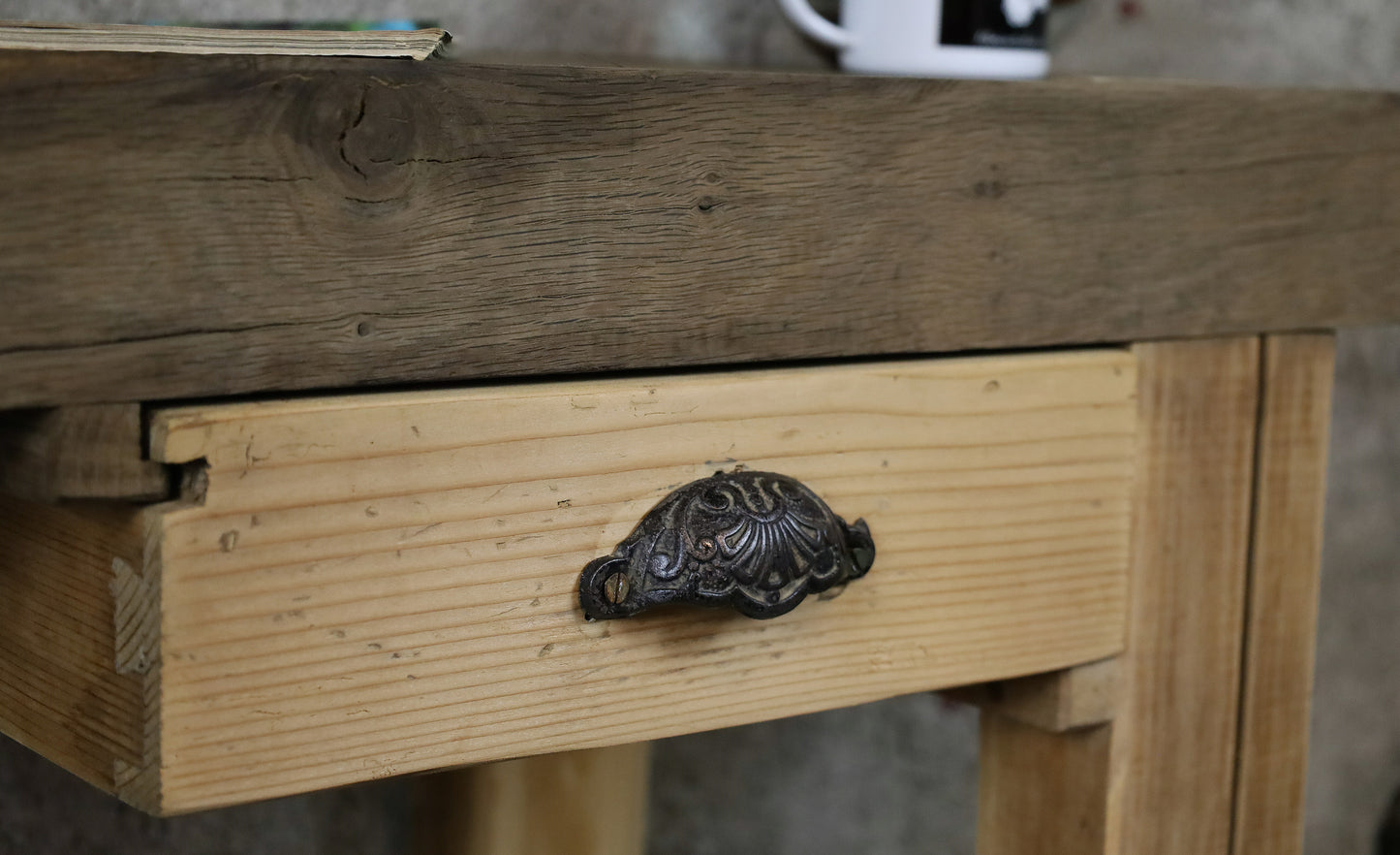 Werkbank, établi, Werktisch z.B. als Sideboard