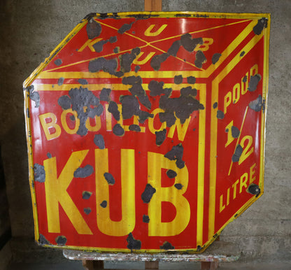 Emailschild "Bouillon KUB"