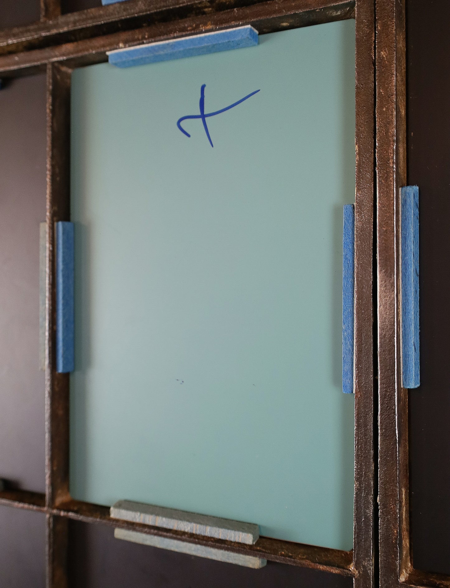 englisches Gusseisenfenster, Segmentbogenfenster verspiegelt