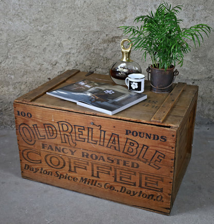 Couchtisch, Holzkiste "Coffee"
