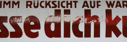 Emailschild "Nimm Rücksicht auf Wartende / Fass dich kurz"