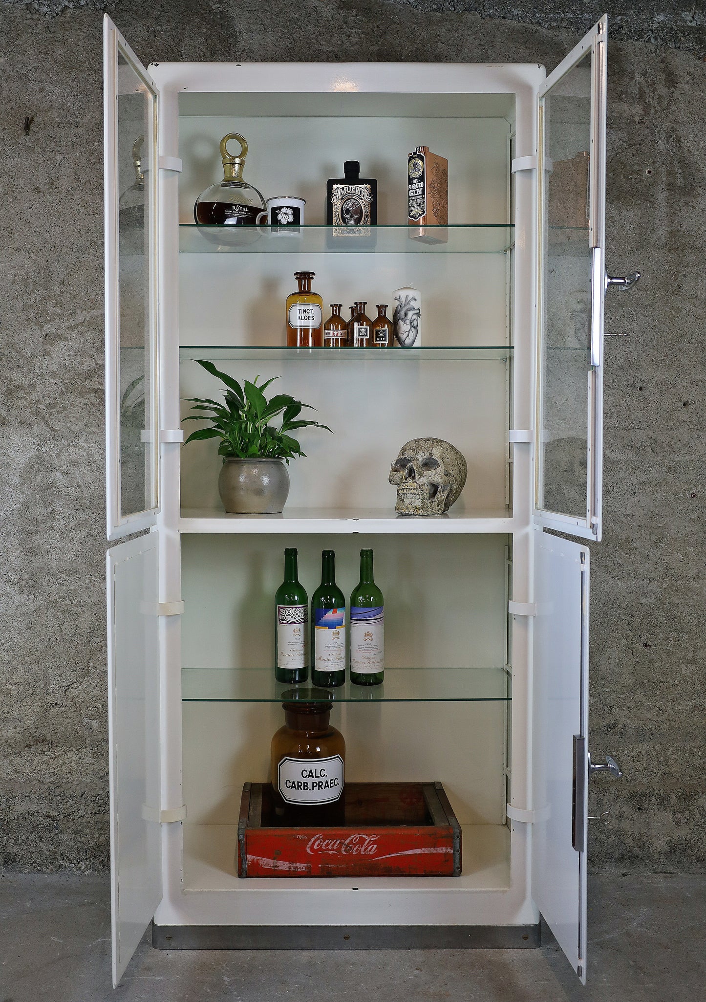 Medizinschrank, Arztvitrine, Arztschrank, Spitalschrank