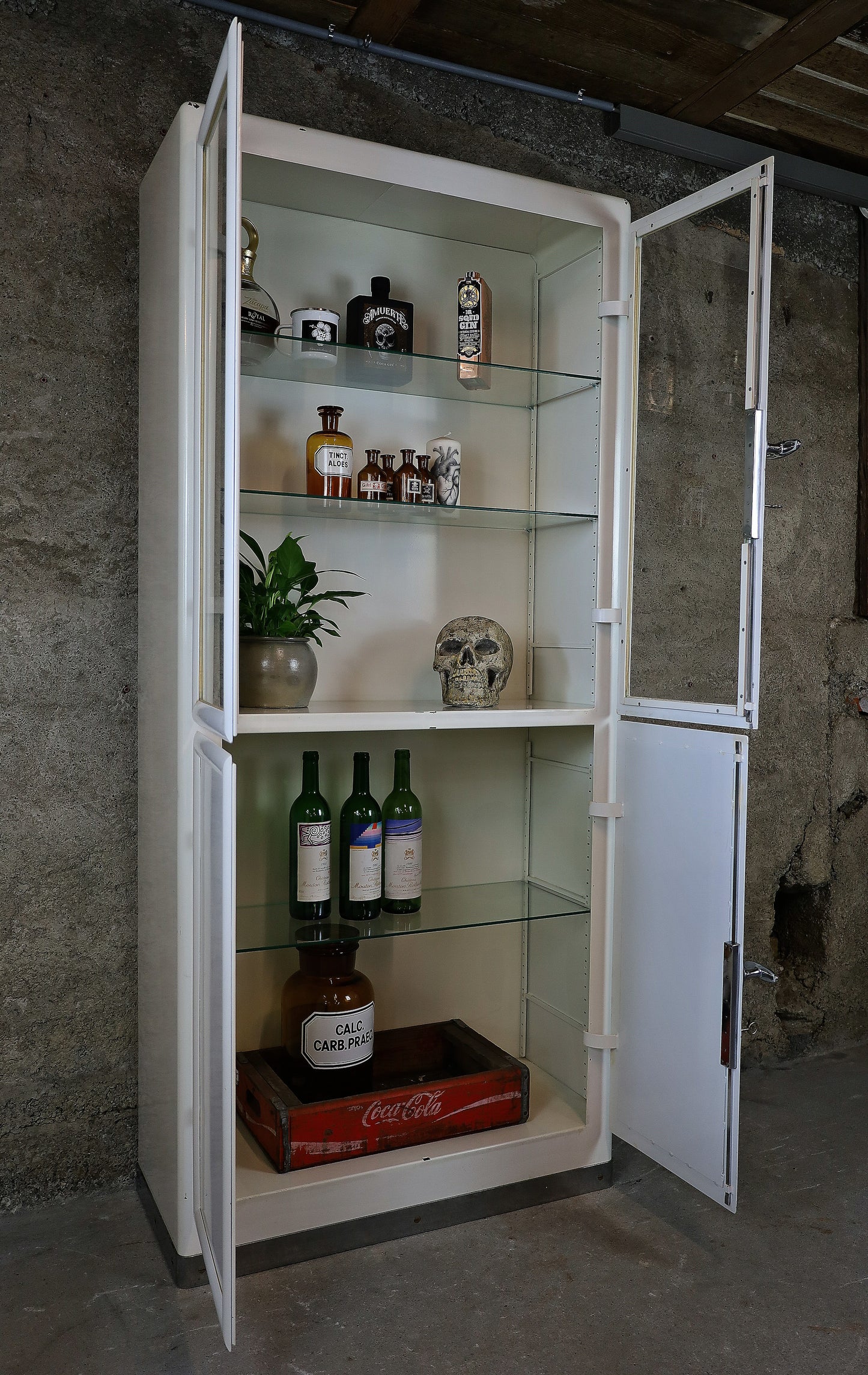 Medizinschrank, Arztvitrine, Arztschrank, Spitalschrank