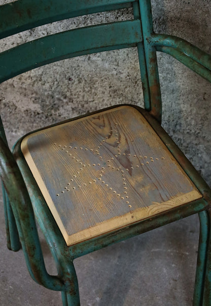 Paar Tolix T2 Stühle von Xavier Pauchard