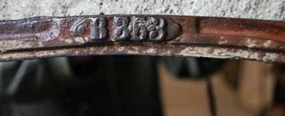 Gusseisenfenster, Segmentbogenfenster verspiegelt