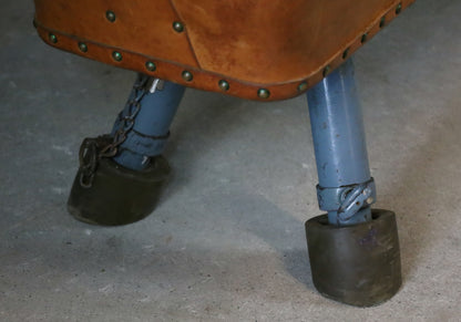 Schuhbank aus einem alten Pauschenpferd/Turnbock XL