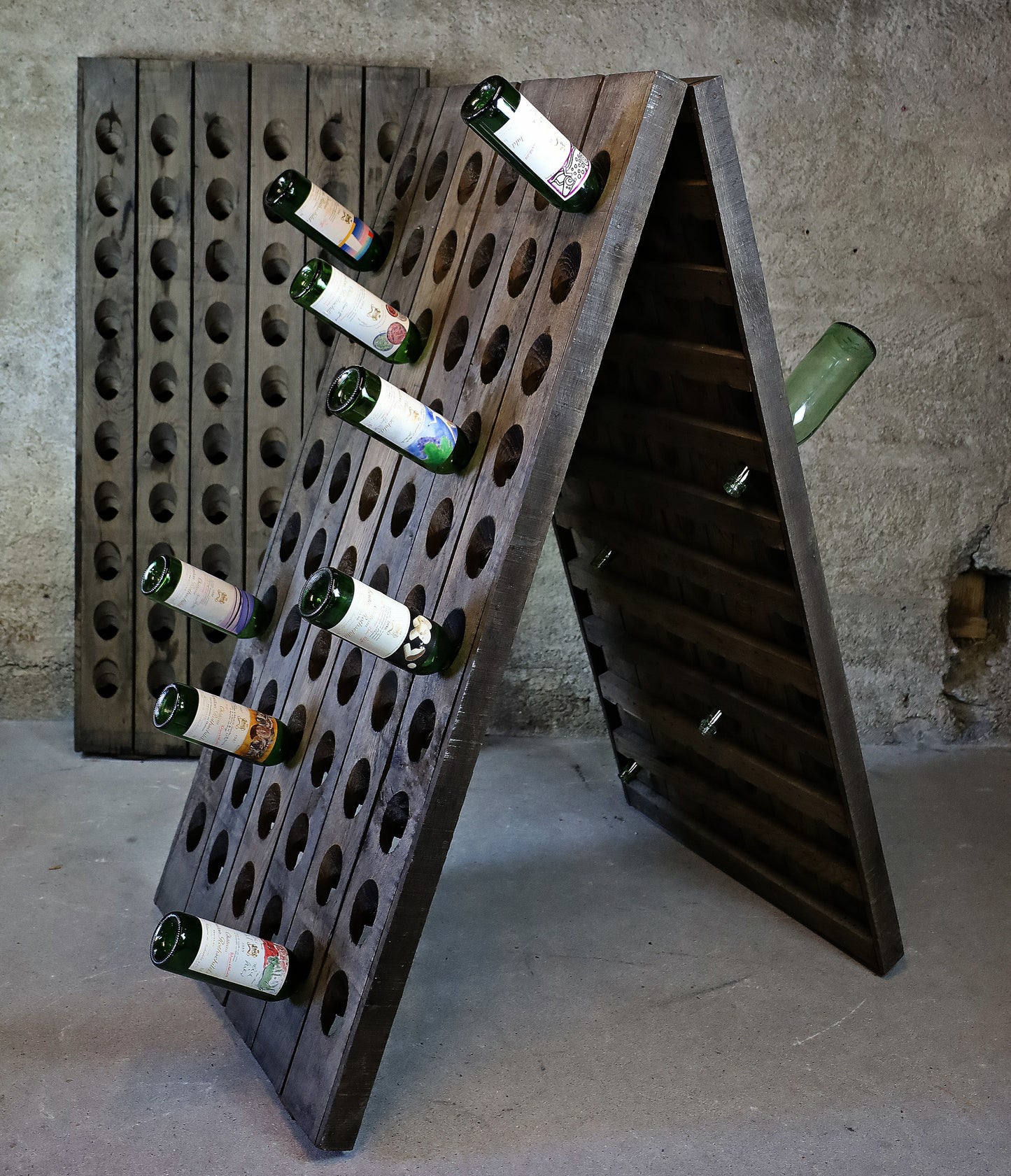 Rüttelbrett für Champagner, Pupitre