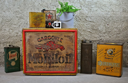 Gargoyle Mobiloil Truhe/Kiste