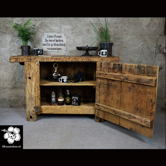 Werkbank, établi, Hobelbank, Werktisch z.B. als Sideboard