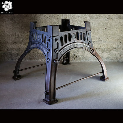 XXL coffee table made from an old mine cart / mine wagon, mine cart