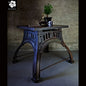 XXL coffee table made from an old mine cart / mine wagon, mine cart