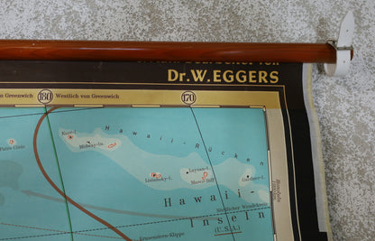 Schulwandkarte Australien, Ozeanien, Indonesien