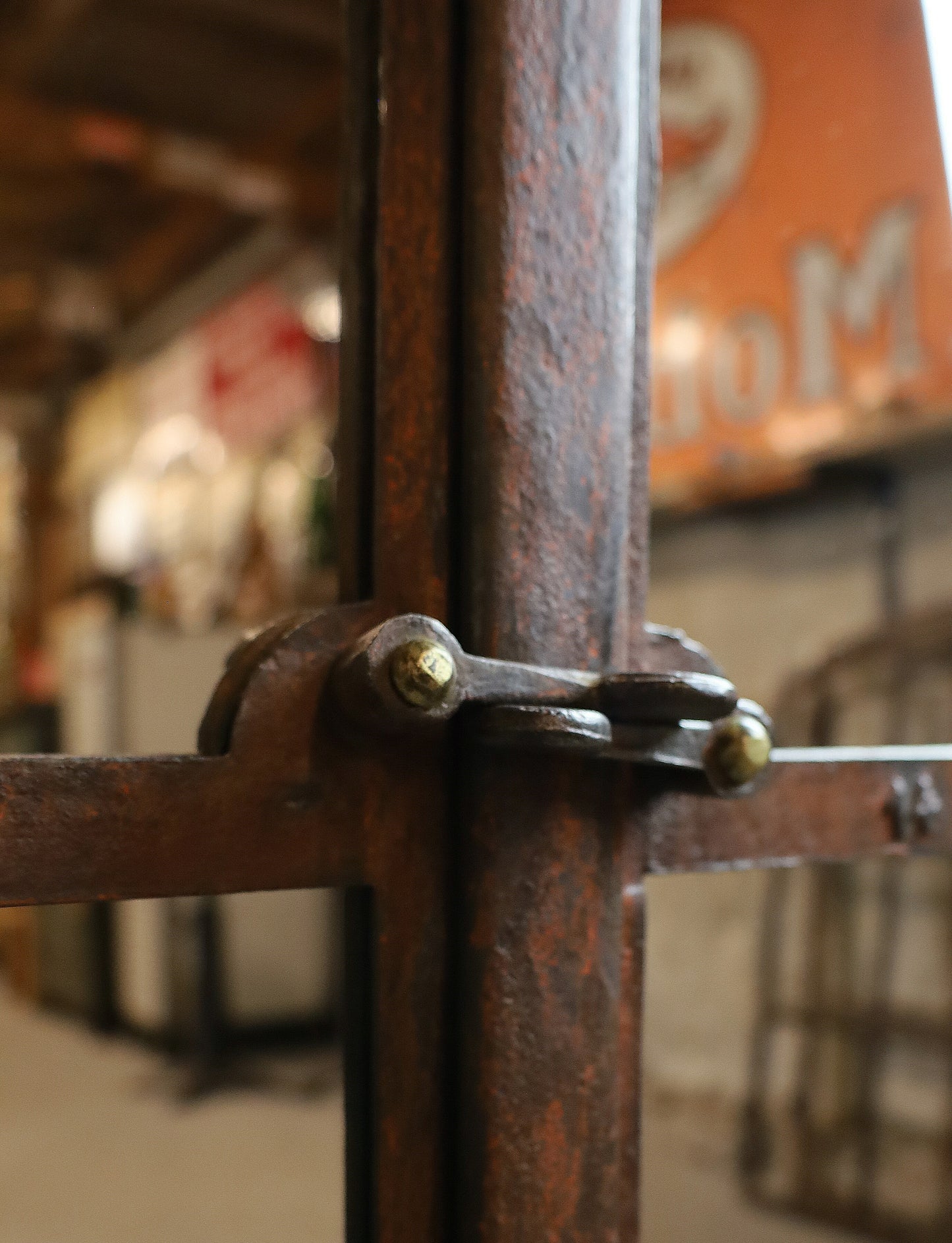 XL Gusseisenfenster, Segmentbogenfenster verspiegelt 184x94 cm