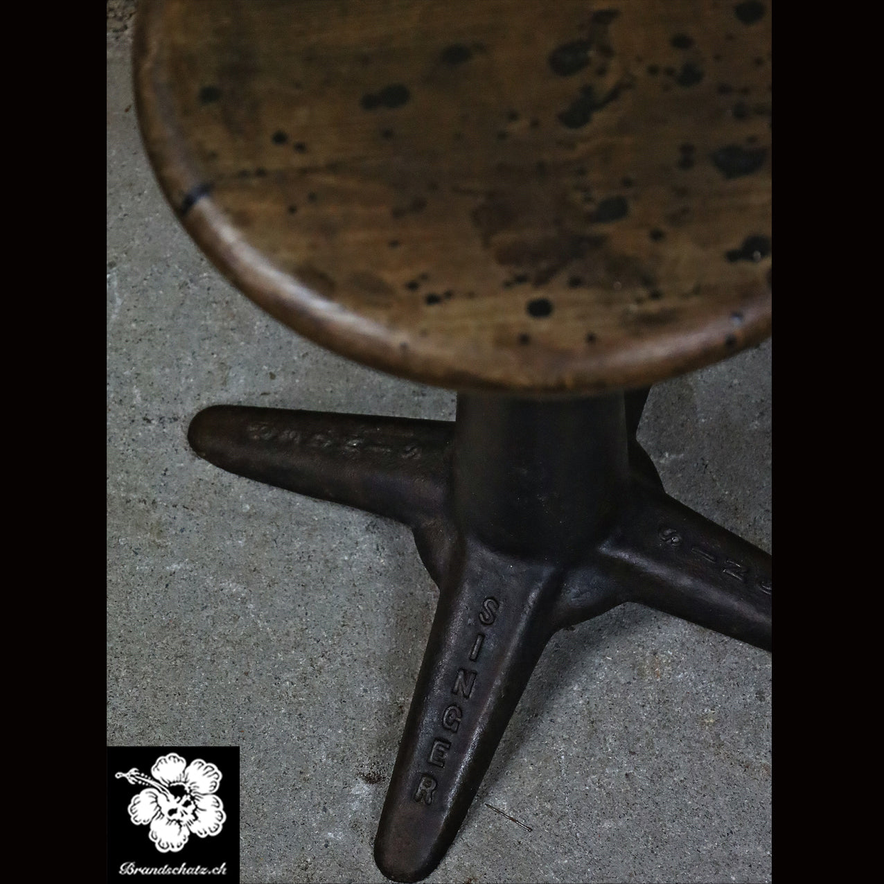 Singer Industriehocker Werkstatthocker