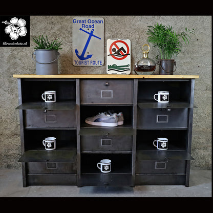 Strafor 12türiger Klappschrank / Aktenschrank