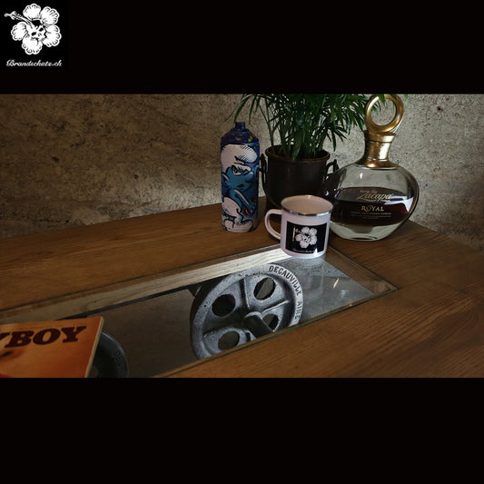 Couchtisch aus altem Minen Wagen / Lore, Minenlore
