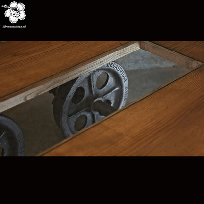 Couchtisch aus altem Minen Wagen / Lore, Minenlore