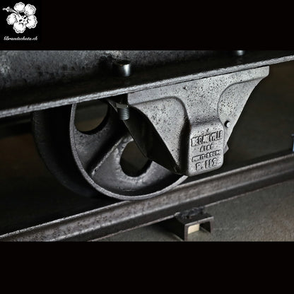 Couchtisch aus altem Minen Wagen / Lore, Minenlore